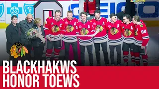 Blackhawks honor captain Jonathan Toews for 1,000th game | NBC Sports Chicago
