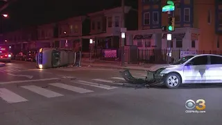 Woman Shot While Driving Crashes Into SUV In West Philadelphia, Police Say