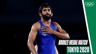 Bajrang Punia wins Bronze! 🇮🇳 Full Wrestling Men's Freestyle 65kg at Tokyo 2020