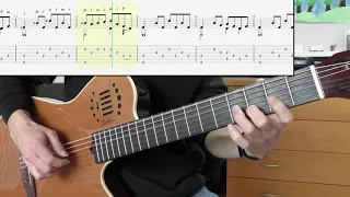 Drowsy Maggie - Irish Reel (Classical guitar - Free score and TAB)