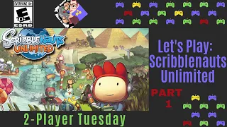 2-Player Tuesday!  Scribblenauts Unlimited (PS4) #1 | With Game Informed Kid!