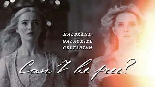 ❖ can i be free? | halbrand & galadriel feat. celebrían [au]