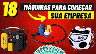 18 Máquinas e Equipamentos Lucrativos que DÃO DINHEIRO