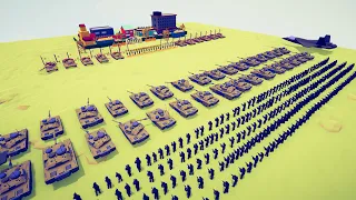 CAN 200x SPECIAL FORCE CAPTURE REBELS BASE? - Totally Accurate Battle Simulator TABS