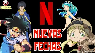 Nuevas Fechas Para ANIMES en NETFLIX | Urusei Yatsura, Made In Abbys, Dragon Quest y Más!
