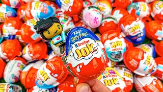 Relaxing Satisfying | 50 Kinder Joy Surprise Harry Potter Unwrapping Surprise Eggs | Cutting ASMR