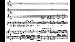 Herz und Mund und Tat und Leben (BWV 147 - J.S. Bach) Score Animation