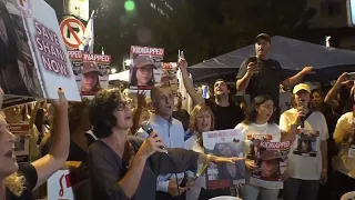 Protesters in Tel Aviv demand ceasefire and return of hostages held in Gaza