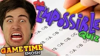 THE IMPOSSIBLE QUIZ MAKES US RAGE (Gametime w/Smosh)