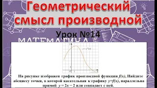 № 40130 РешуЕгэ  найти абсциссу точки, в которой касательная к графику функции параллельна прямой