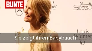 Monica Meier-Ivancan - So stolz zeigt sie ihren Babybauch!  - BUNTE TV