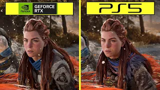 Horizon Forbidden West PC vs PS5 Early Graphics Comparison