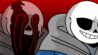 VHS Sans[Fanon OP] VS Sans AUs [Animation]Undertale: Hacker ending Better - Start running(Part1 END)