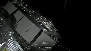 See SpaceX deploy Starlink 13 mission satellites in view from space