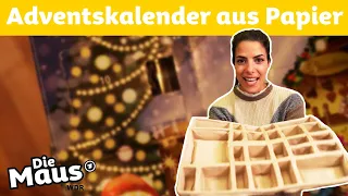 Umweltfreundlicher Adventskalender aus Faserguss | DieMaus | WDR