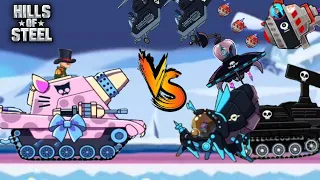 Hills Of Steel:New Tank CHONK vs All Boss Tank In Boss Rush Battle
