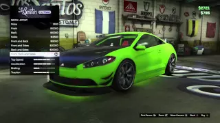 How to make Brian O conner's Eclipse in GTA V