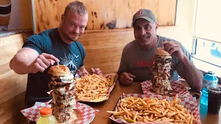 Eagle's Deli Food Challenge with Nick Wehry & Coach Miki Sudo