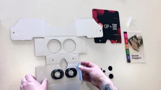 How to assemble OPxFlow VR Goggles / Näin kokoat OPxFlow -VR-lasit