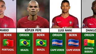 THE ORIGIN OF PORTUGAL FOOTBALL PLAYERS