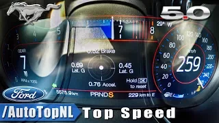 Ford Mustang GT 2018 | ACCELERATION & TOP SPEED 0-259km/h by AutoTopNL