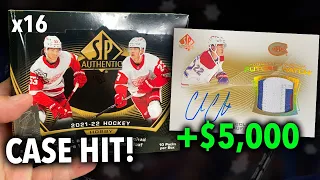 Massive Case Hit! | SP Authentic Case Break! (21-22 Upper Deck Hobby Box Opening x8)