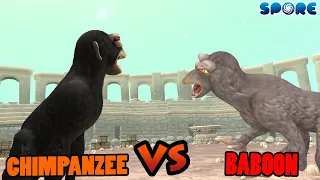 Chimpanzee vs Baboon | Beast Arena [S3E8] | SPORE