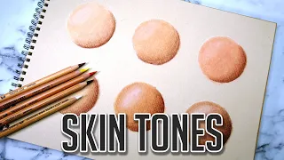 Mixing Colours To Make Skin Tones | Pitt Pastel Pencil Tutorial