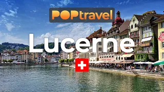 Walking in LUCERNE / Switzerland 🇨🇭- Summer Tour - 4K 60fps (UHD)