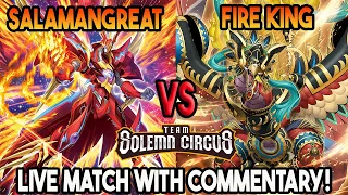 Salamangreat Vs Snake-Eye Fire King : Yu-Gi-Oh! Locals Feature Match | Live Duel