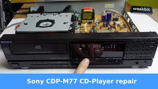 Sony CDP M77 CD Player repair