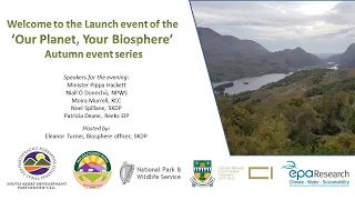 'Our Planet, Your biosphere' Launch event