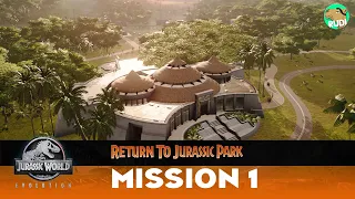 Real Jurassic Park Build - Spared no Expense! Return to Jurassic Park Mission 1