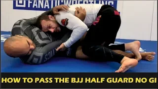 How To Pass The BJJ Half Guard No Gi by Lachlan Giles