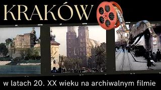 Krakow in the 1920s on an archival film / History of Poland