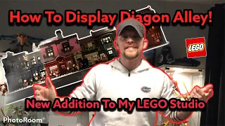 How To Display LEGO Harry Potter Diagon Alley 75978 And A New Shelf To The Studio!
