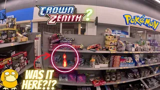 Pokemon Hunt Vlog #27, CROWN ZENITH EARLY STOCK? ERROR MISPRINT CARD PULL! WOW!!