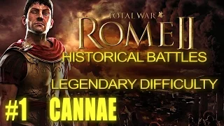 BATTLE OF CANNAE - Legendary Difficulty - Historical Battle for Rome 2