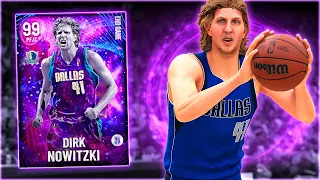 ENDGAME DIRK NOWITZKI IS THE BEST.....THIS CARD WILL MAKE YOU QUIT 2K.... NBA 2K22 GAMEPLAY.