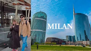 Milan, Italy 🇮🇹 Business Centre - 4K Walking Tour (Part 1)