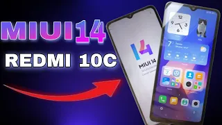 Установил MIUI 14 Redmi 10C Лучшая Прошивка 😱