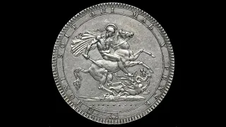 History of the British silver Crown coins