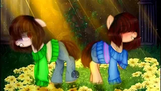 Пони обработка.[ТЕМА-Андертеил/Undertale(Фриск и Чара /Chara and Frisk)]