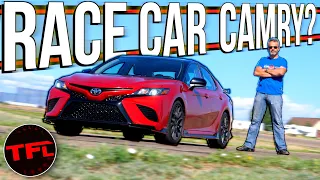 A NASCAR Toyota For The Street! I Take The New Toyota Camry TRD On The Track And It Doesn't Suck!
