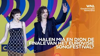 Halen Mia Nicolai en Dion Cooper de finale van het Eurovisie Songfestival?