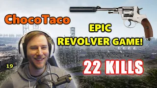 ChocoTaco & Halifax - EPIC REVOLVER GAME! - 22 KILLS - DUO - PUBG