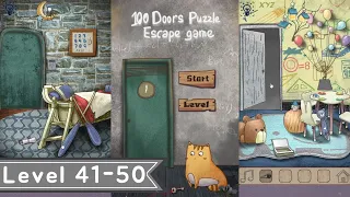 100 Doors Puzzle Escape Game Level 41 42 43 44 45 46 47 48 49 50 Walkthrough (Komaro)