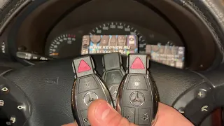 Mercedes не видит ключ не включается зажигание