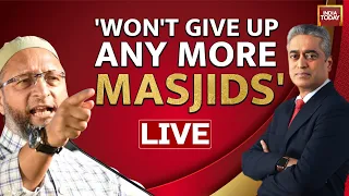 Rajdeep Sardesai LIVE With Asaduddin Owaisi | Asaduddin Owaisi On Gyanvapi Mosque | Owaisi LIVE News
