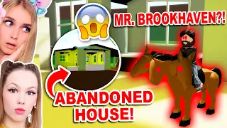 *NEW SCARY* CREATURE Found OUTSIDE ABANDONDED HOUSE In Brookhaven! (Roblox)